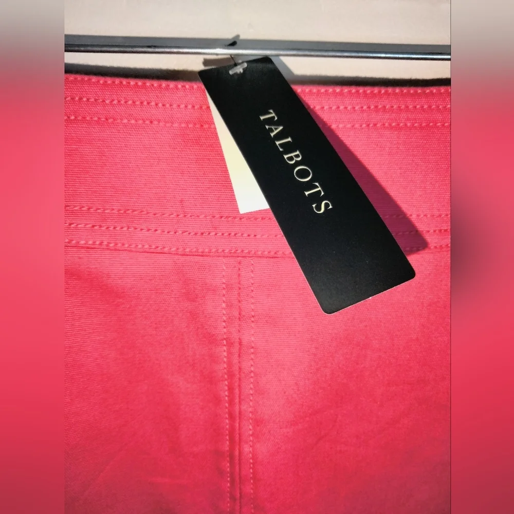 Talbots (Size 12) Barbie Pink Pencil Skirt (NEW-NWT)